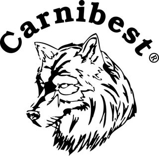 Logo van Carnibest vers vlees voer